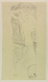 Gustav Klimt - Study for Water Serpents I