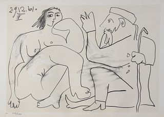 Pablo Picasso (After) - 29.12.61 IV  from "Les