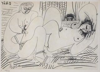 Pablo Picasso (After) - 8.6.61 VI from "Les Dejeuneres"