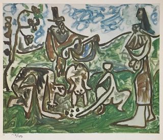 Pablo Picasso (After) - Plate 14  from "Les Dejeuneres"
