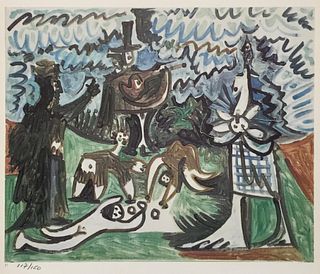 Pablo Picasso (After) - Plate 17  from "Les Dejeuneres"