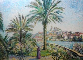 H. Claude Pissarro - Le Palmier du Jardin Catharina a