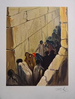 Salvador Dali - Aliyah The Wailing Wall