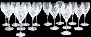 (16) Royal Doulton Crystal Wine Glasses