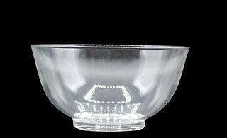 Tiffany & Co Large Centerpiece Glass Bowl