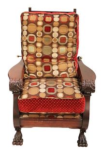 Antique Reclining Morris Chair, American