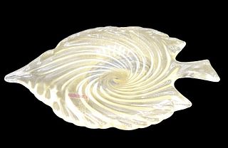 Oggetti Art Glass Fish Platter