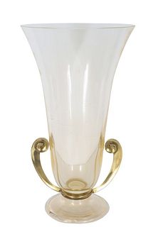 Grand Murano Glass Urn Vase