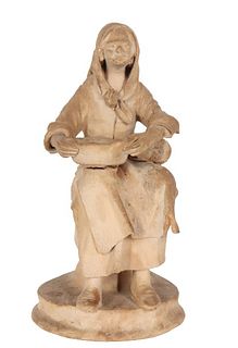 Pottery Figure of a Woman