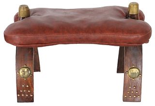 Red Leather Camel Seat