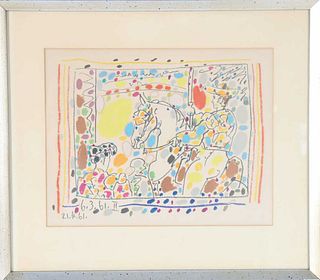 After Picasso, Le Picador II, Color Lithograph
