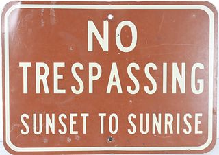 Florida No Trespassing Sign