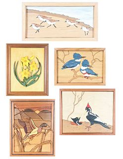 Collection of Bird Carvings