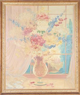 Joseph Lane (Born 1900) Amer, Floral Still Life