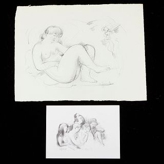 Grp: 2 Nic Jonk Drawings Female Nude Figure