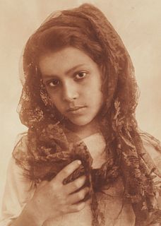 Wilhelm von Gloeden Young Sicilian Girl Photograph