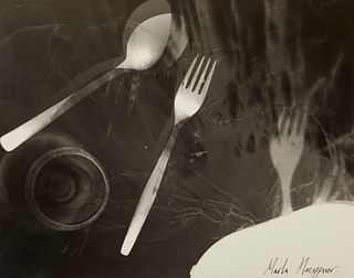 Martha Hoepffner "Licht und Schatten (Spoons and Forks)" Photograph