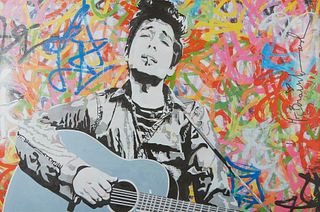 Mr. Brainwash "Bob Dylan" Offset Lithograph