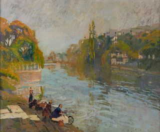 Elie Anatole Pavil Impressionist Painting Russian