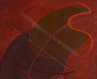 John Ferren "Composition" Oil on Canvas