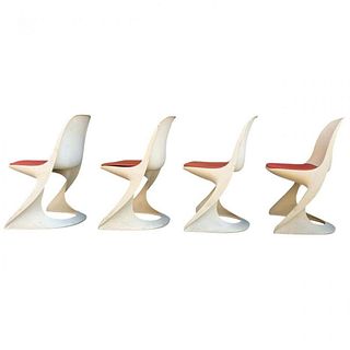 Set of 4 Casalino Chairs by Alexander Begge for Cassala