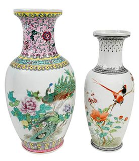 Two Chinese Republic Period Porcelain Vases
