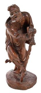 Japanese Figural Root Carving