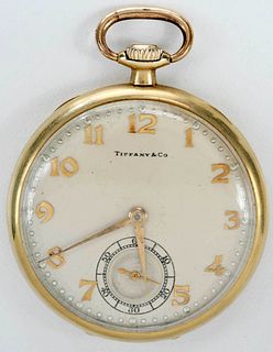 Tiffany & Co./Hamilton 14kt. Pocket Watch