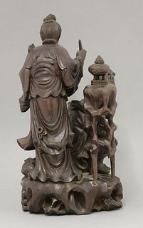 An unusual hardwood Carving Republic Period of Yue