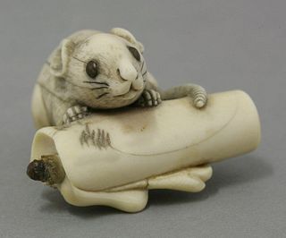 A good ivory Netsuke first half of the 19th century a