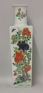 A famille verte Vase probably Kangxi (1662-1722) the