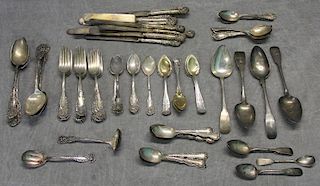 STERLING. Grouping of Miscellaneous Flatware.