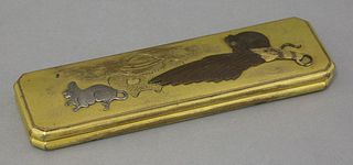 A mixed-metal Box late 19th century applied with a