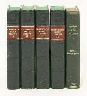 1. EDGEWORTH, Maria: Early Lessons, Four volumes,