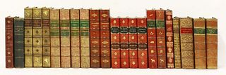 BINDING: Twenty-two volumes including: Goldsmith's