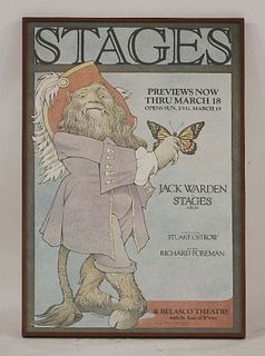 SENDAK, Maurice: "STAGES" , 1. Original offset theatre
