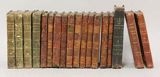 BINDINGS: 1. Ten Volumes of the Tauchnitz Edition in