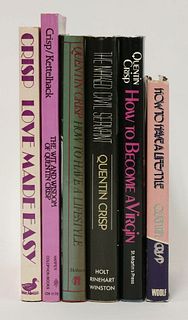 CRISP, Quentin: Six titles, mostly first editions with