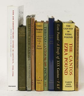 POUND, Ezra: Ten first editions including: 1. Homage