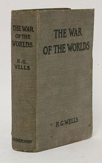 WELLS, H G: The War of the Worlds, Heinemann, 1898, 1st