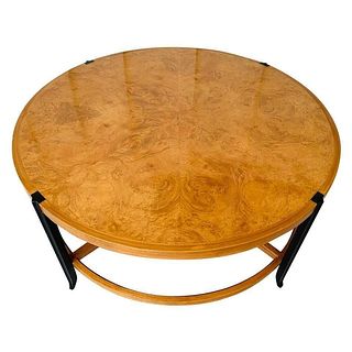 Stunning Coffee Table in Burlwood & Lacquered Legs