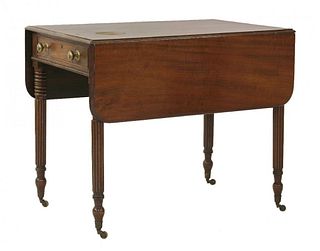 A good mahogany Pembroke table, early 19th century,