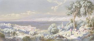 Charles Rowbotham (1826-1904) 'REGGIO, CALABRIA' Signed