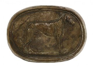 After Benvenuto Cellini, a bronze plaque, probably 18th