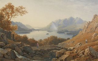 George Fennel Robson POWS (1788-1833) DERWENT WATER