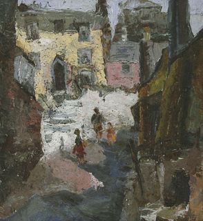 *Attributed to Fred Yates (1922-2008) A STREET VIEW
