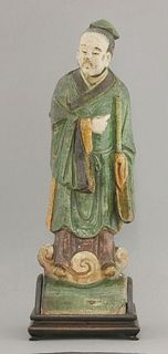 A good Ridge-Tile Figure, Ming Dynasty (1368-1644),