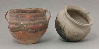 Two earthenware Bowls, AFCprobably Han dynasty (206BCE