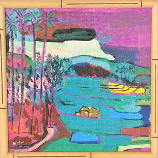 Arie Smit (1916-2016) Balinese, Acrylic on Canvas