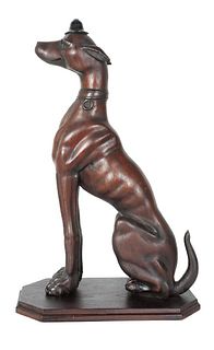 Antique Carved Dog, Early 20th C.